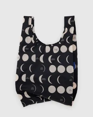 BAGGU Baby Baggu Moon Pattern Reusable Tote Bag - Great for Travel - 4x4in NWT thumbnail 1