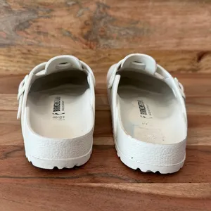 Birkenstock | 38 | Womens 7-7.5 | Boston Essentials EVA Slip-On Clog in Eggshell thumbnail 9