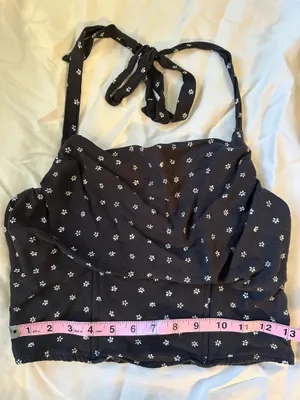 American Eagle Cropped Halter Tank Top thumbnail 5