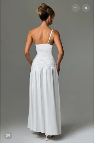 Babyboo CLAUDIA MAXI DRESS - WHITE thumbnail 3