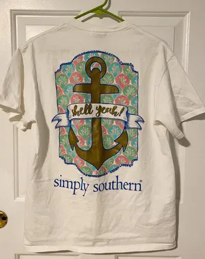Simply Southern White  T-Shirt thumbnail 1