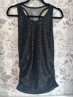 Athleta Black SpeedlightPerformance Racerback Tank Medium thumbnail 1