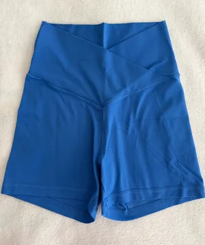 OFFLINE by Aerie Royal Blue Biker Shorts thumbnail 1