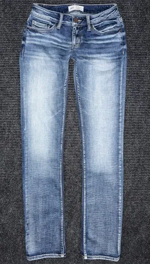 Buckle BKE Stella Slim Fit Low Rise Straight Stretch Jeans Sz 26 x 33 ABK1432 thumbnail 1