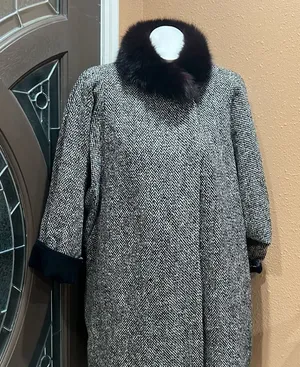 Real clothes sanyo carat alpaca coat thumbnail 1