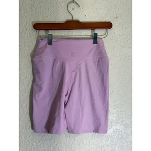 Buffbunny Biker‎ Shorts Womens M Pink High Waisted Athletic Workout Yoga thumbnail 4