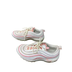 Nike Air Max 97 Womens Summit White coral low top sneakers size 8.5 SKU 8975 thumbnail 3