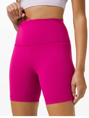 Lululemon Ripened Raspberry Wonder Train High Rise Shorts Size 4 thumbnail 4