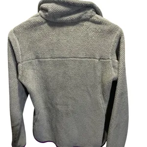 Patagonia Womens Small Gray & Purple Fleece‎ Pullover Snap-T Sweater thumbnail 5