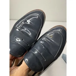 Louise et Cie Patent Leather Loafers Size 7M Blue Preppy Nerdy Glossy Slip On thumbnail 11