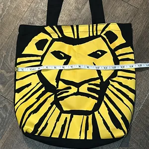 Disney's The Lion King Broadway‎ Musical Shoulder Tote Bag - Black & Yellow thumbnail 6