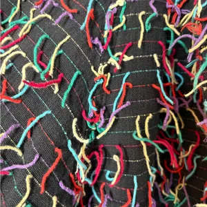 VINTAGE ICING Confetti Fringe Yarn Blazer Jacket thumbnail 5