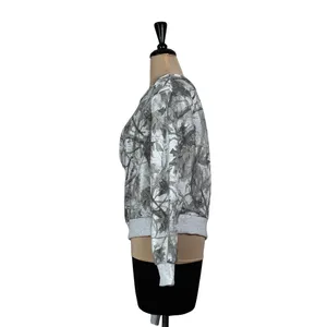 Refuge Camo Off-Shoulder Sweatshirt Medium thumbnail 4