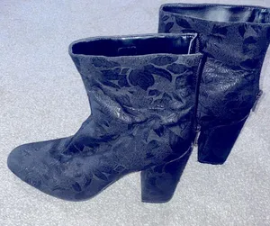 Jessica Simpson moody floral tall block heeled boot size 7.5 aninada thumbnail 10