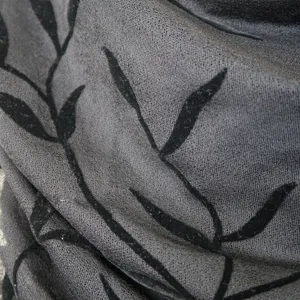 Vintage 90s Luly K Black Floral Midi Dress thumbnail 10