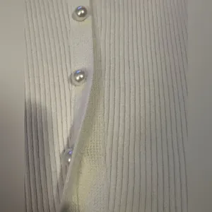 Milk & Honey Knitwear Sweater Top with Pearl Faux Buttons, Size Large thumbnail 2