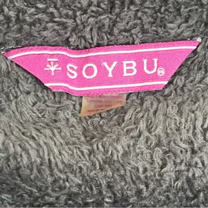 Women's Soybu Fleece Full Zip Jacket Sweatshirt Size Large‎ Gray thumbnail 3