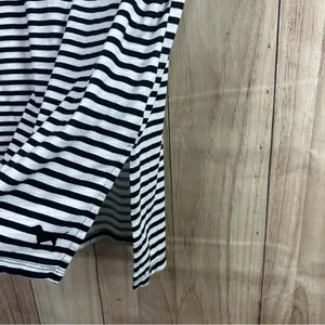 Victoria's Secret PINK Black and White Striped Tee thumbnail 4