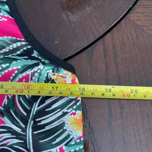 Shoreline Tropical Print Maxi Dress - Black and Pink thumbnail 6