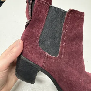 Sam Edelman Chunky Heel Chelsea Boots Suede Red Block Heeled Ankle 5.5 Classic thumbnail 9