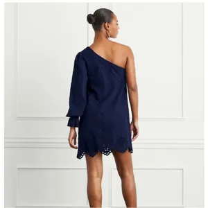 Hill House Home Mila One shoulder Straight Dress Size Medium thumbnail 2