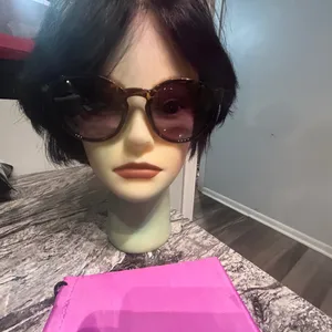 Tortoise Shell Sunglasses with Purple Lenses Brown thumbnail 7