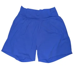 Halara Royal Blue High Rise Athletic Running Shorts with Back Zip Pocket thumbnail 1