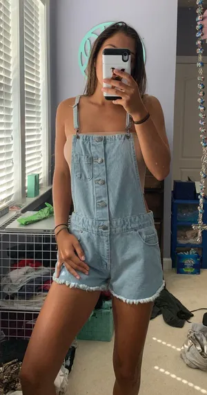 Forever 21 Jean Short Overalls thumbnail 1