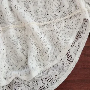 Free People Lace Floral Knit Not Cold In This Top, Ivory,‎ Size Small thumbnail 7