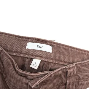 Aritzia Tna Troop Cargo Pants Brown Cotton Utility Straight Leg‎ Size 2 thumbnail 11