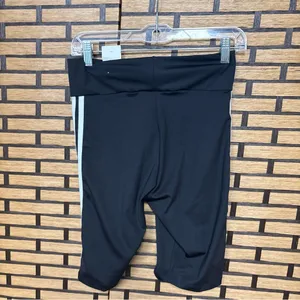 Adidas High Rise Black‎ And White Shorts Size Small thumbnail 2