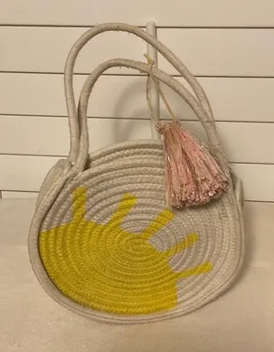 Meri Meri Cream and Yellow Shoulder Bag thumbnail 1