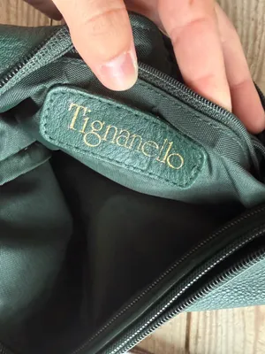 Tignanello Leather Tassel Crossbody Bag - see pics for wear thumbnail 7