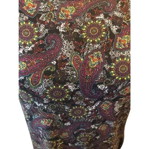 LuLaRoe Dress Size L Black and Purple Paisley thumbnail 3