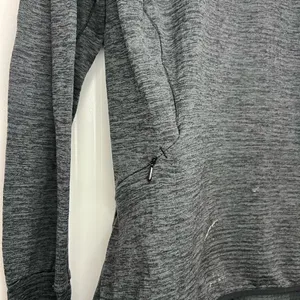 Women Nike Gray Quarter-Zip Pullover thumbnail 3