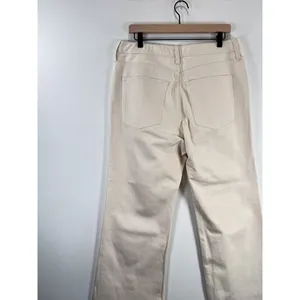 NWT J.CREW Womens Jeans Beige Denim Mid Rise Relaxed 84 Kickout Crop Size 30 thumbnail 8