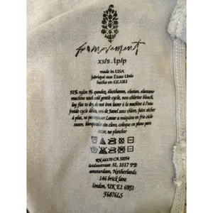Free People Movement‎ Good Karma Onesie Vintage Ice Gray XS/S Seamless thumbnail 6