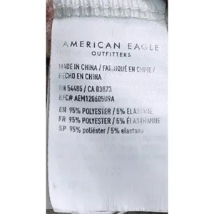 American Eagle Women's Ribbed Knit Long Sleeve Crop Top Size‎ XL Stretchy Comfy thumbnail 4