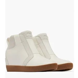 Sorel Out N About‎ Wedge Leather Bootie, Ankle Boots White/Sea Salt, Size 8, NWT thumbnail 8