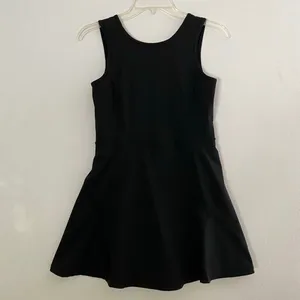 Black Athletic Tennis Dress XS Built In Shorts Active Mini Dress thumbnail 2