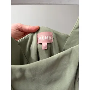 Show Me Your MuMu Paris Gown Moss Green / Sage Green Size Medium thumbnail 7