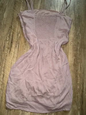 Garage NEW Double runched bodycon dress in warm stone! thumbnail 7