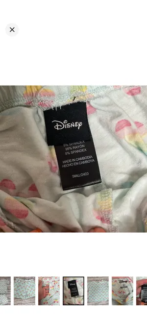 Disney 2 Piece Rainbow Mickey Print Summer Pajama Set in Aqua Mint. EUC. Stretchy and super soft. Short sleeve top with shorts. Oversized fit on top. Top: 21” bust 21.5” long. Pants: 13-17” waist 10.5” rise 4.5” inseam LGBTQIAS+ thumbnail 5