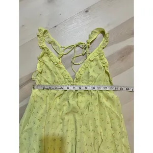 Anthropologie Rumored NWT Women Medium Floral Secret Garden Mini Dress Coquette thumbnail 7