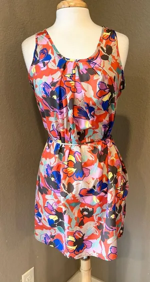 Prevett Floral Sleeveless Dress - Multicolor Medium thumbnail 1