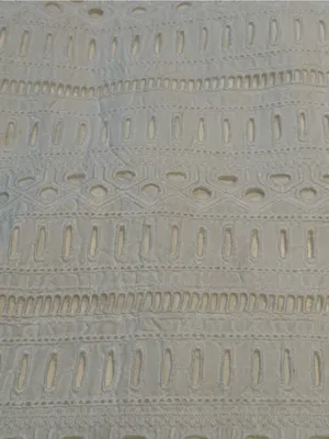 White Crochet Mini Skirt - Women thumbnail 2