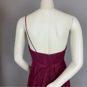 Jenny Yoo‎ Formal Dress Prom Tulle Bridesmaid Size 4 Wine Hollywood Gown Classic thumbnail 6