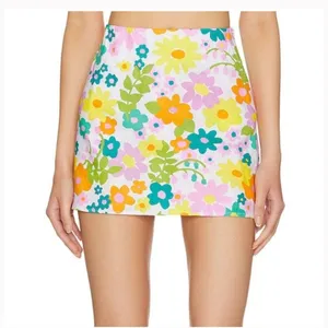 Show Me Your MuMu Colorful Floral Skirt NWOT thumbnail 5