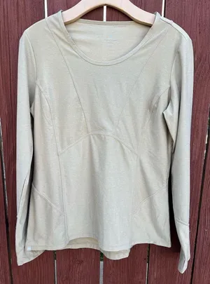 Athleta Canyon Lands 2 Base Layer Beige Size Medium thumbnail 1
