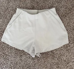 White Lululemon Shorts  thumbnail 1